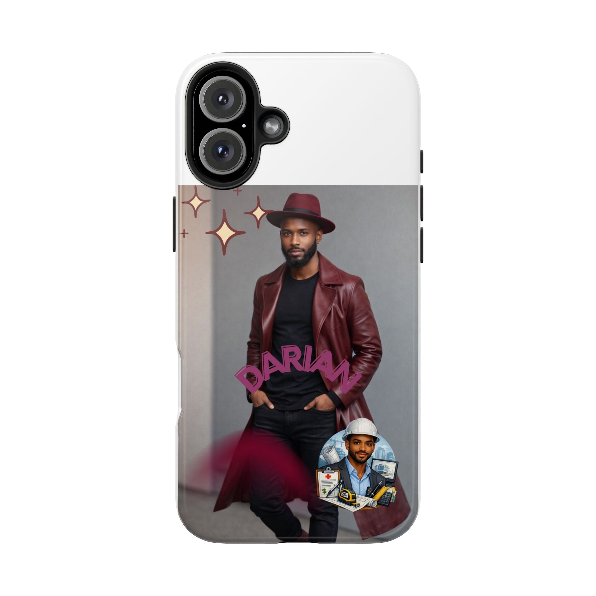 Personalized Photo Tough Phone Case — Character "Darian"