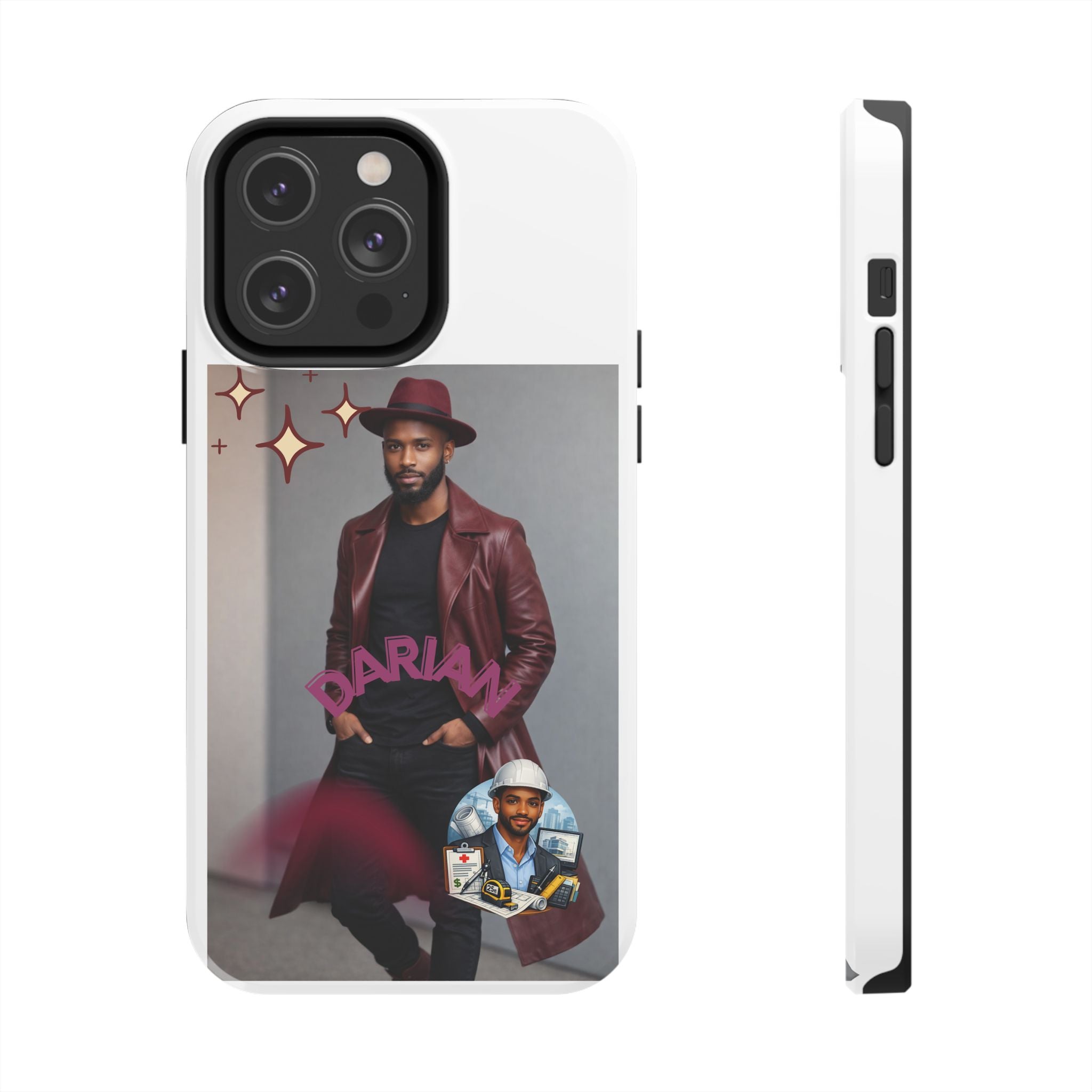 Personalized Photo Tough Phone Case — Character "Darian"