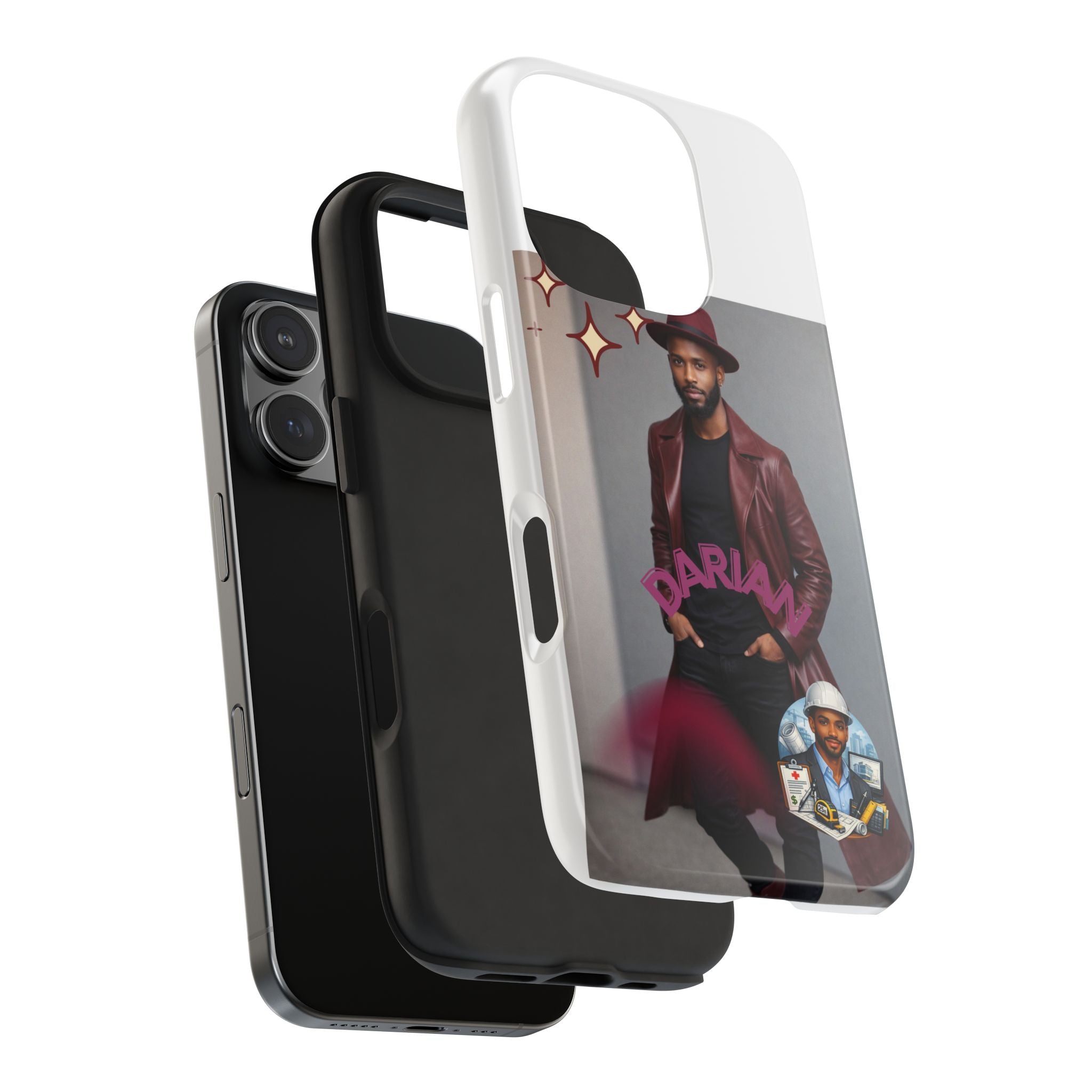 Personalized Photo Tough Phone Case — Character "Darian"