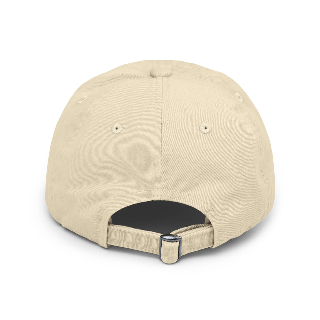 Distressed Baseball Cap with Colorful 'Resha Da Writta' Logo