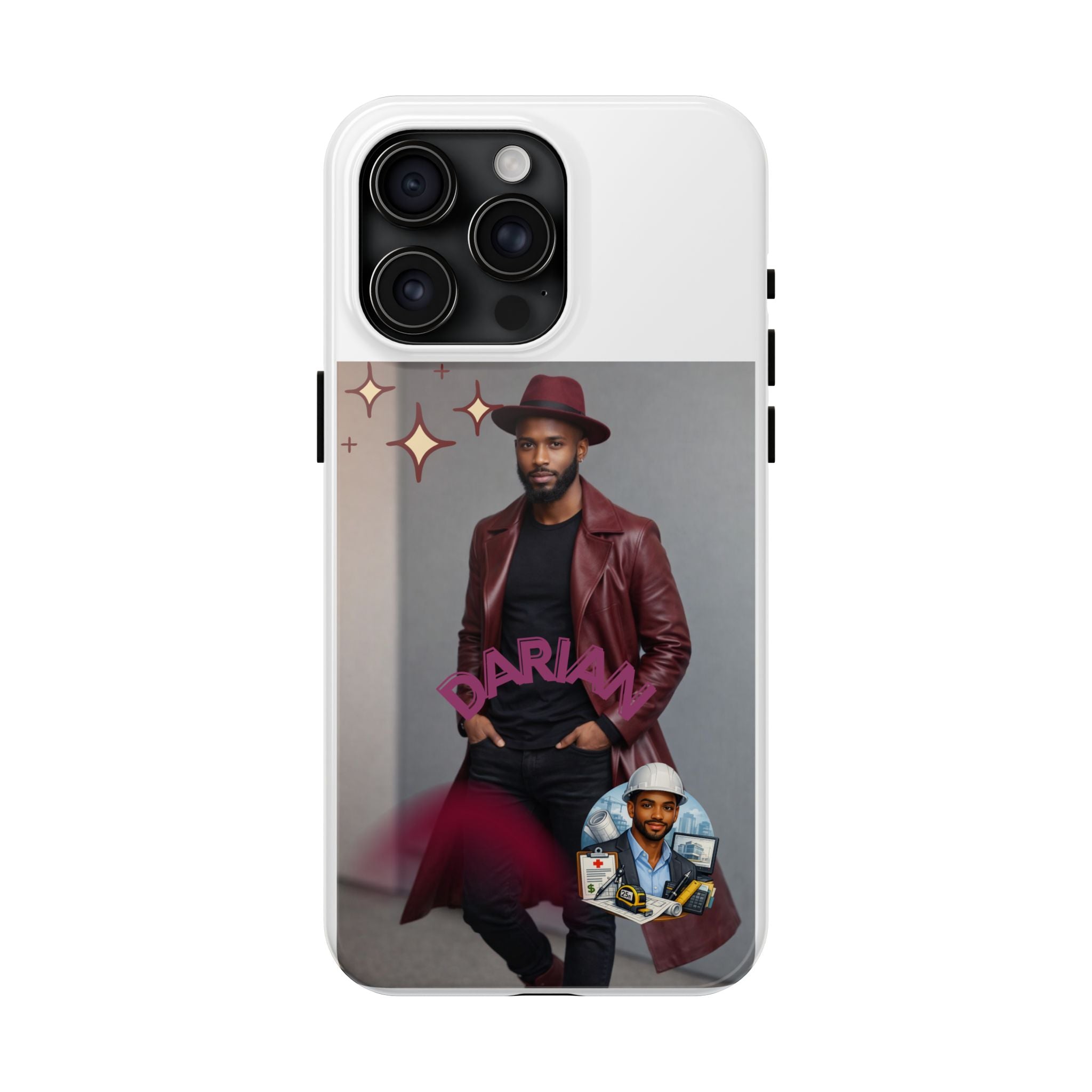 Personalized Photo Tough Phone Case — Character "Darian"