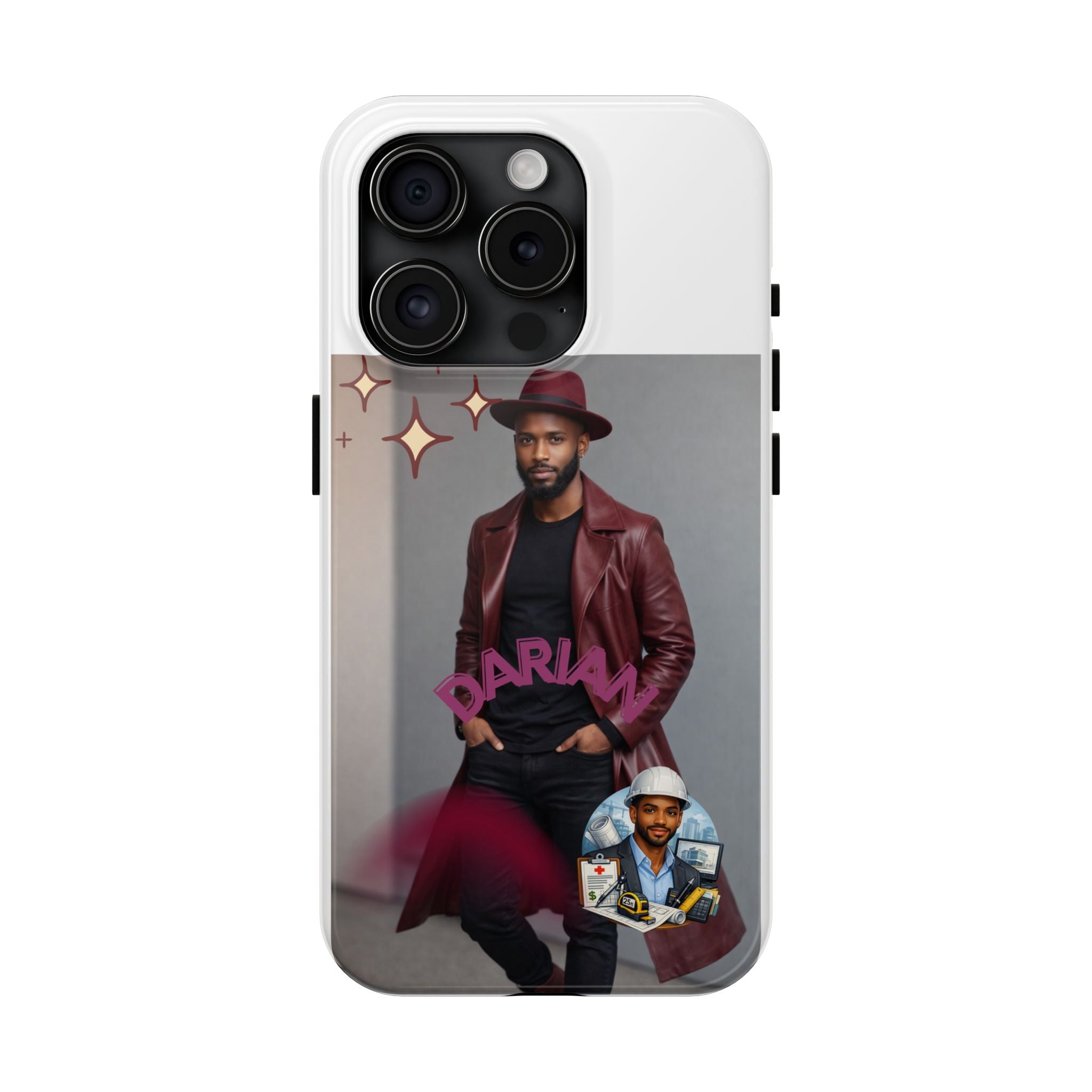 Personalized Photo Tough Phone Case — Character "Darian"