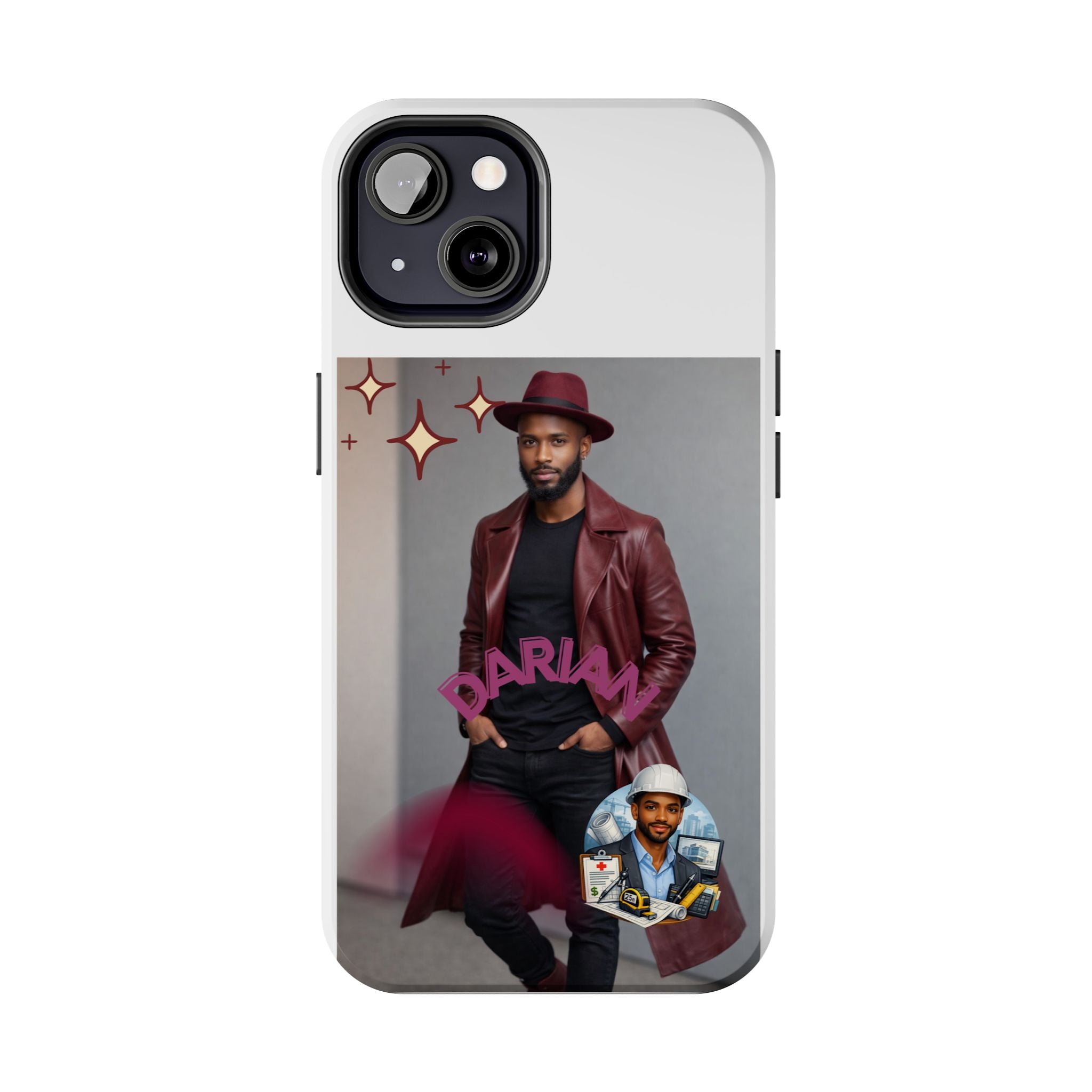 Personalized Photo Tough Phone Case — Character "Darian"