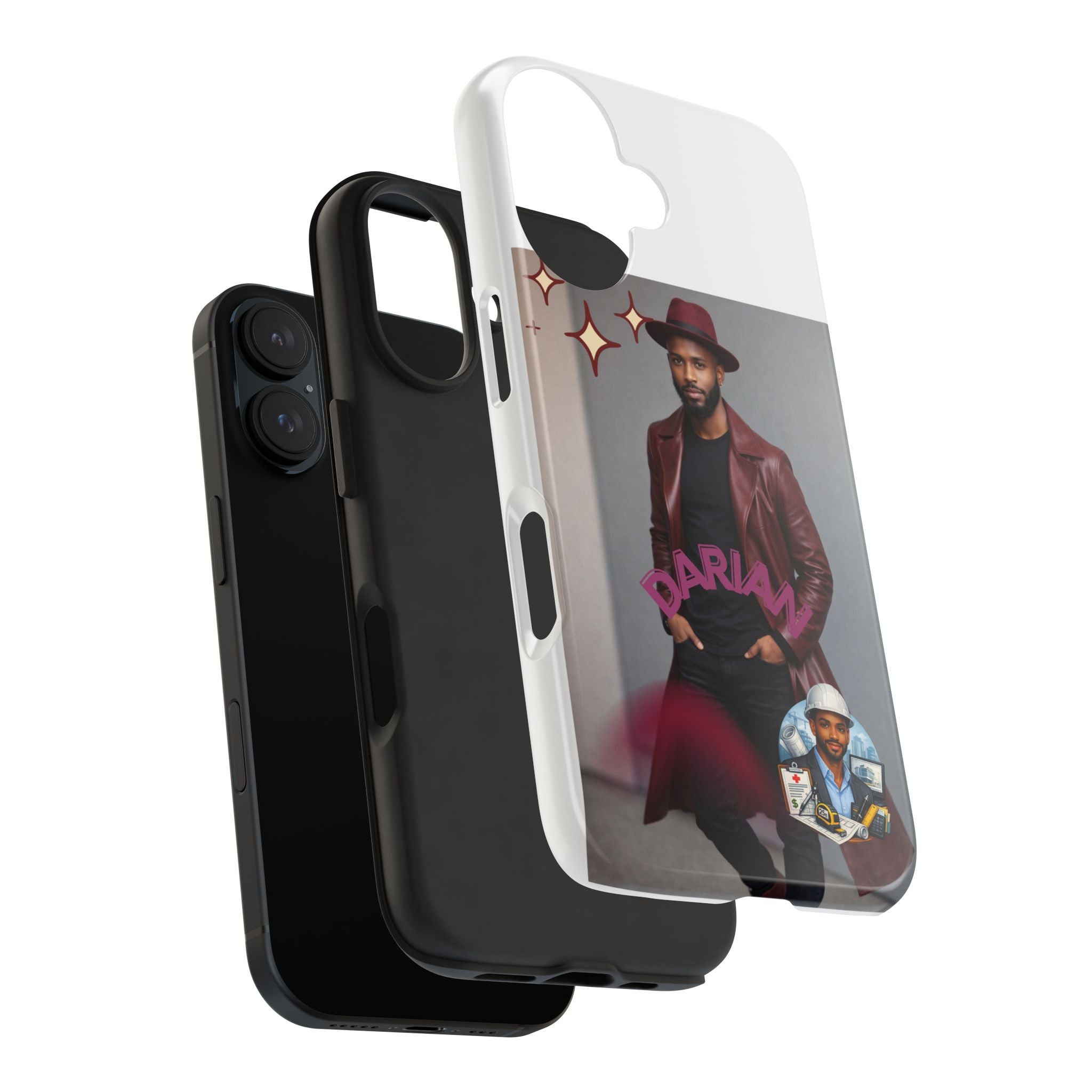 Personalized Photo Tough Phone Case — Character "Darian"