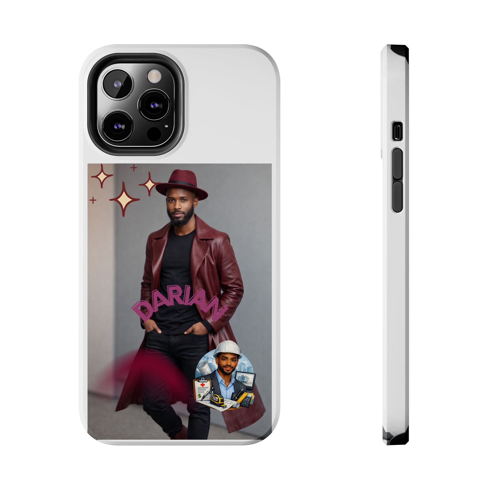 Personalized Photo Tough Phone Case — Character "Darian"