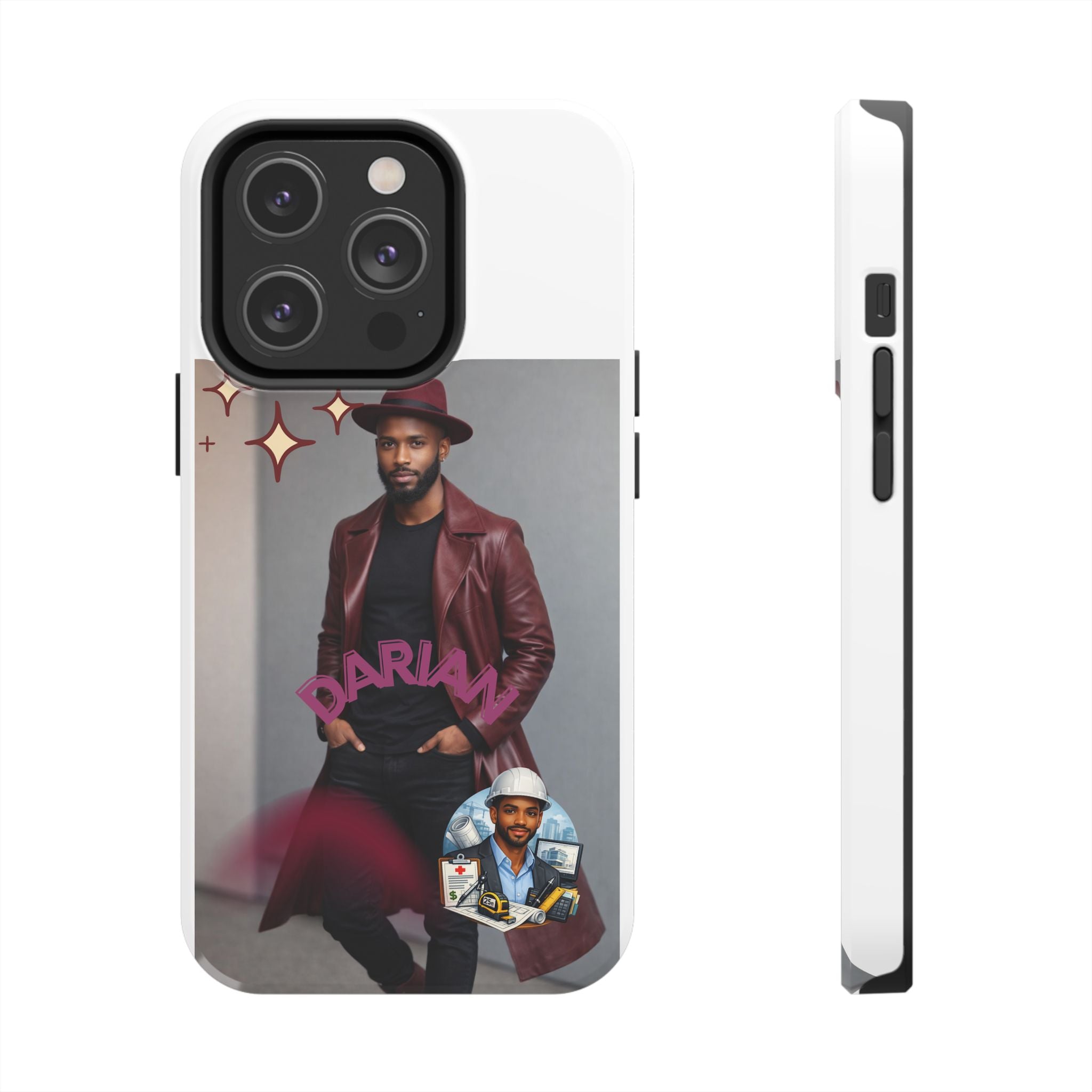 Personalized Photo Tough Phone Case — Character "Darian"