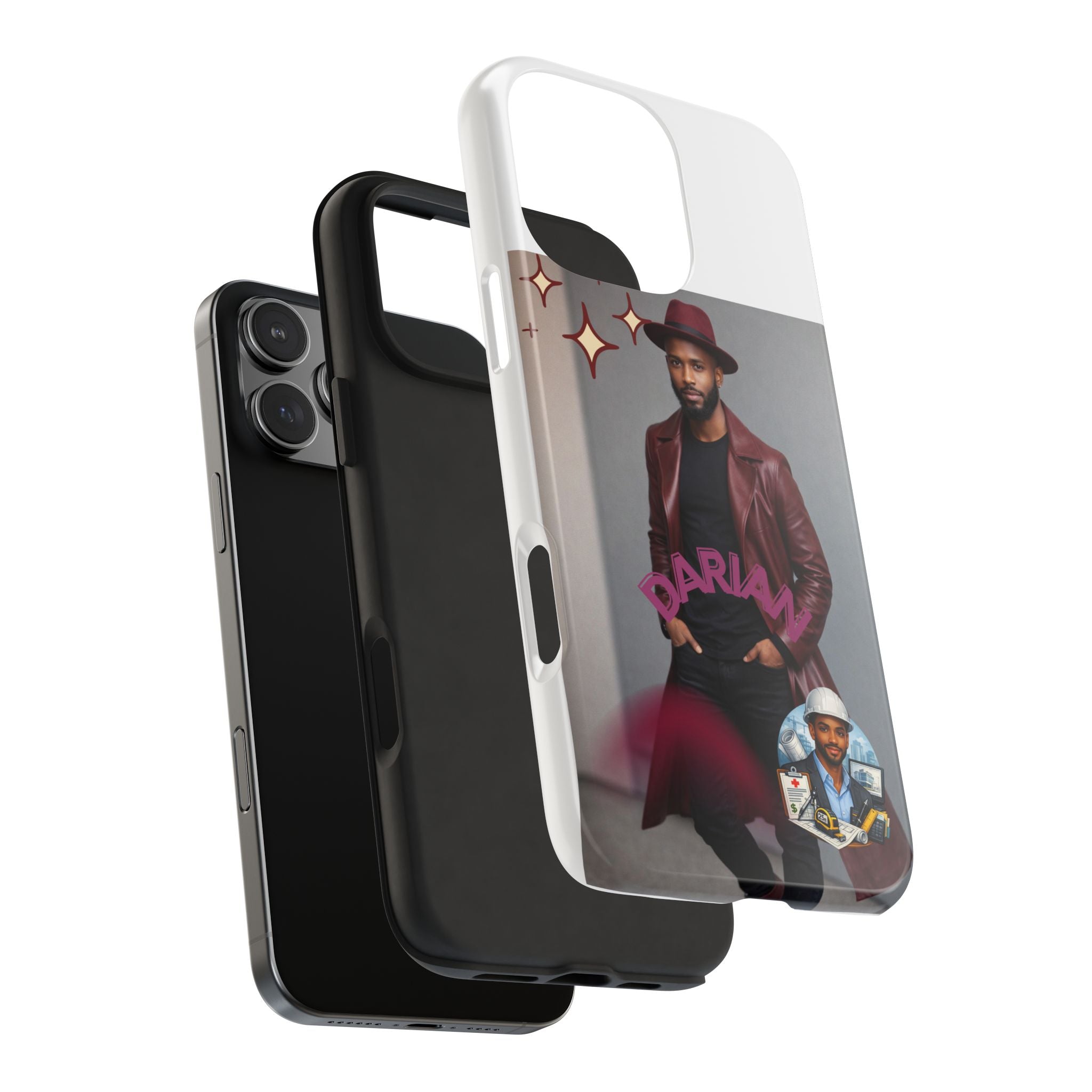 Personalized Photo Tough Phone Case — Character "Darian"