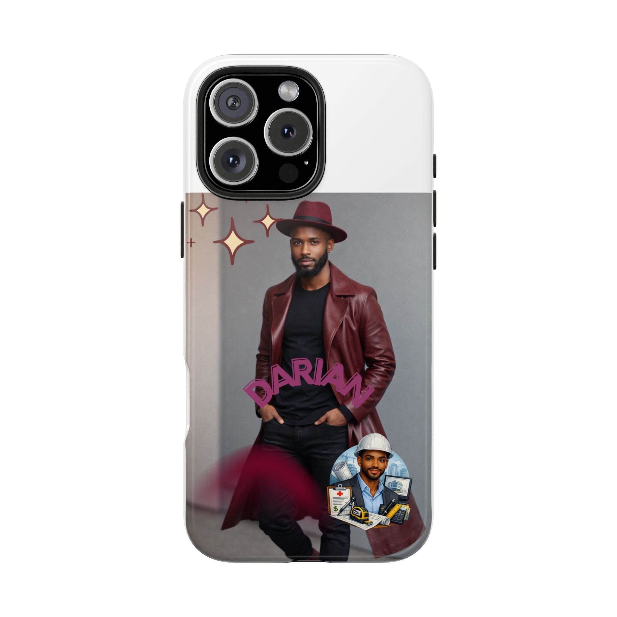 Personalized Photo Tough Phone Case — Character "Darian"