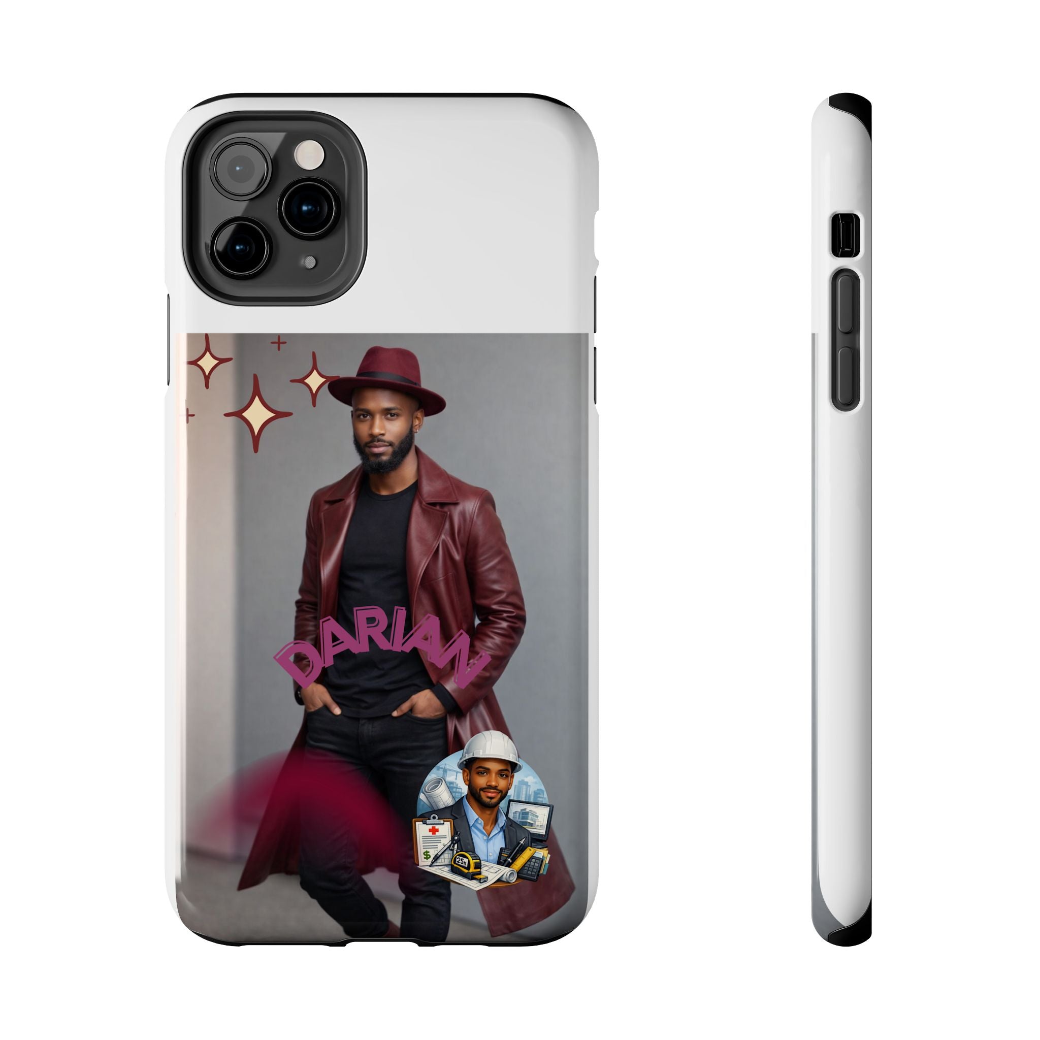 Personalized Photo Tough Phone Case — Character "Darian"