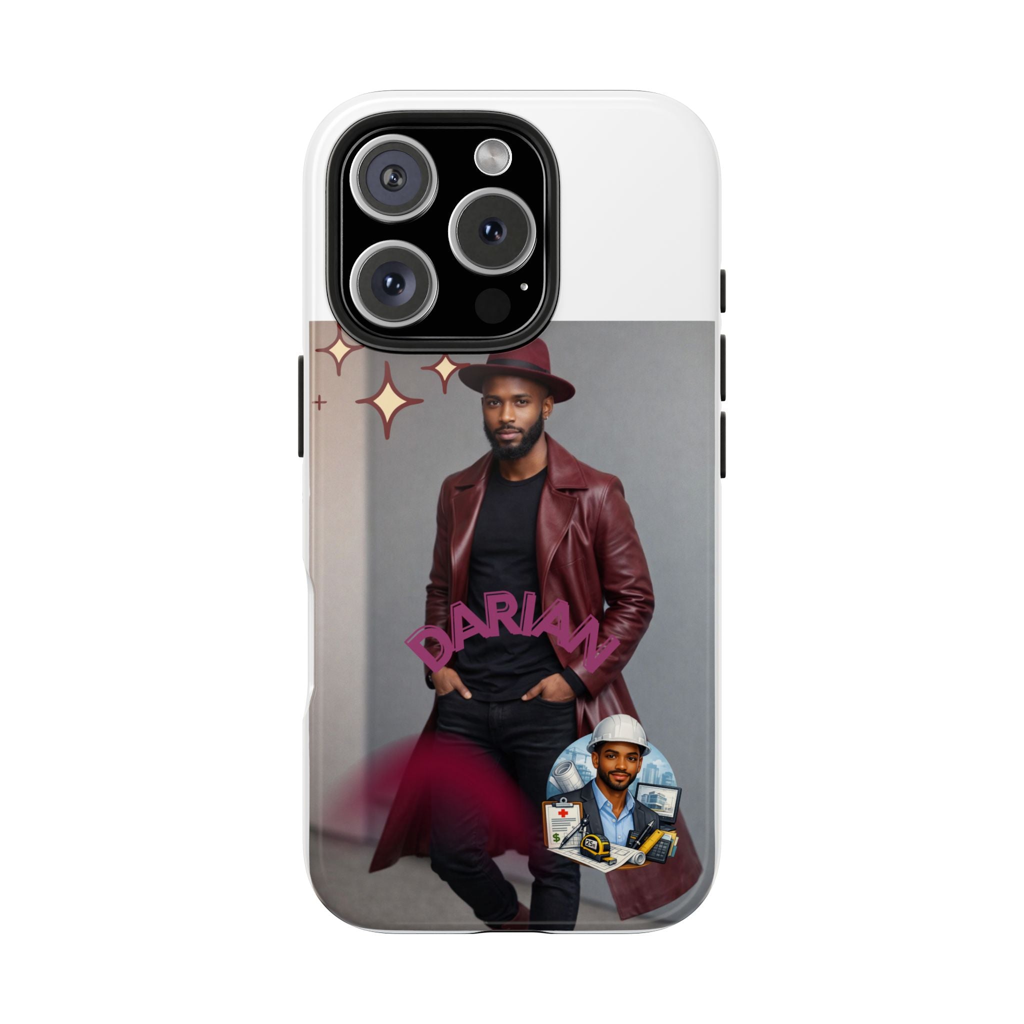 Personalized Photo Tough Phone Case — Character "Darian"