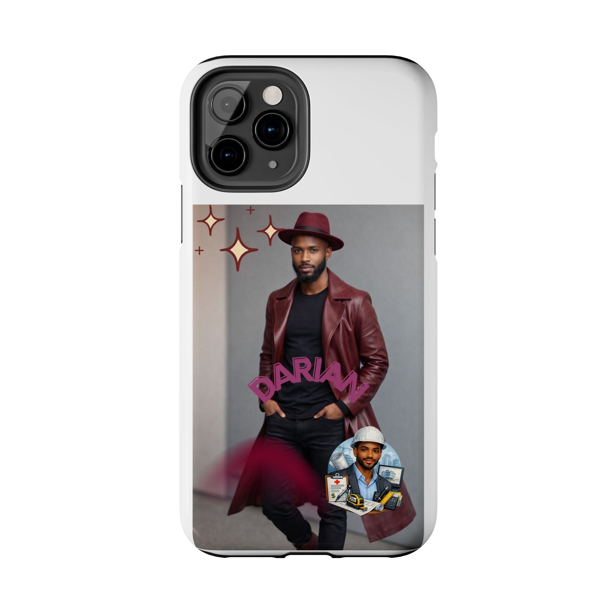 Personalized Photo Tough Phone Case — Character "Darian"