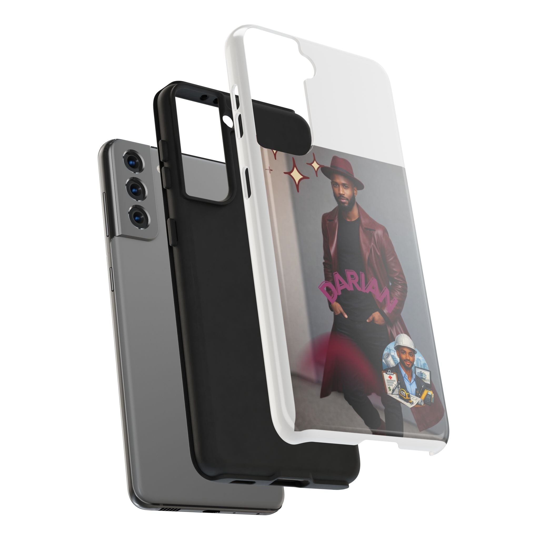 Personalized Photo Tough Phone Case — Character "Darian"