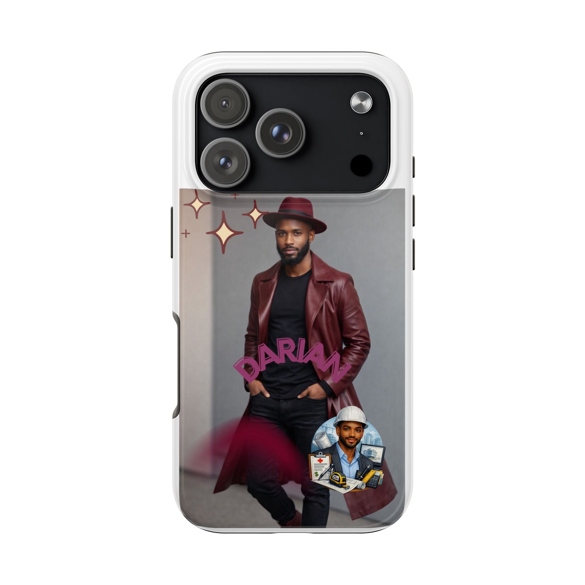 Personalized Photo Tough Phone Case — Character "Darian"