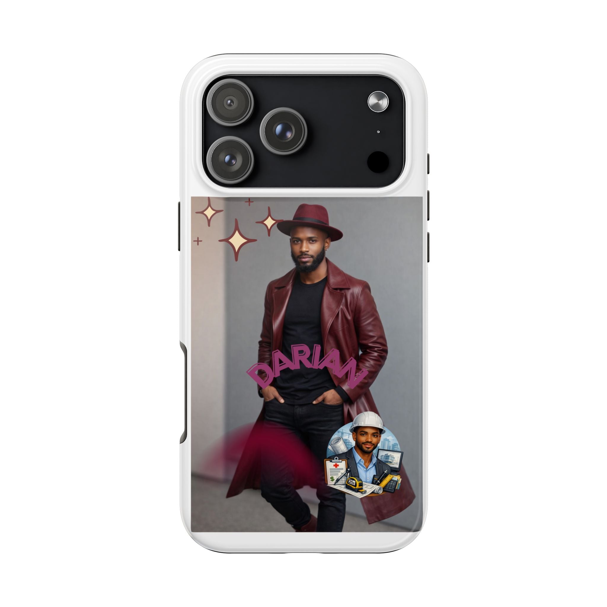 Personalized Photo Tough Phone Case — Character "Darian"