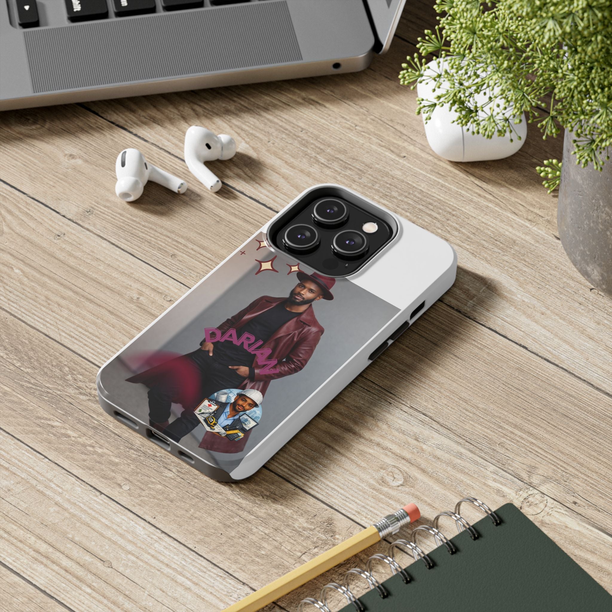 Personalized Photo Tough Phone Case — Character "Darian"