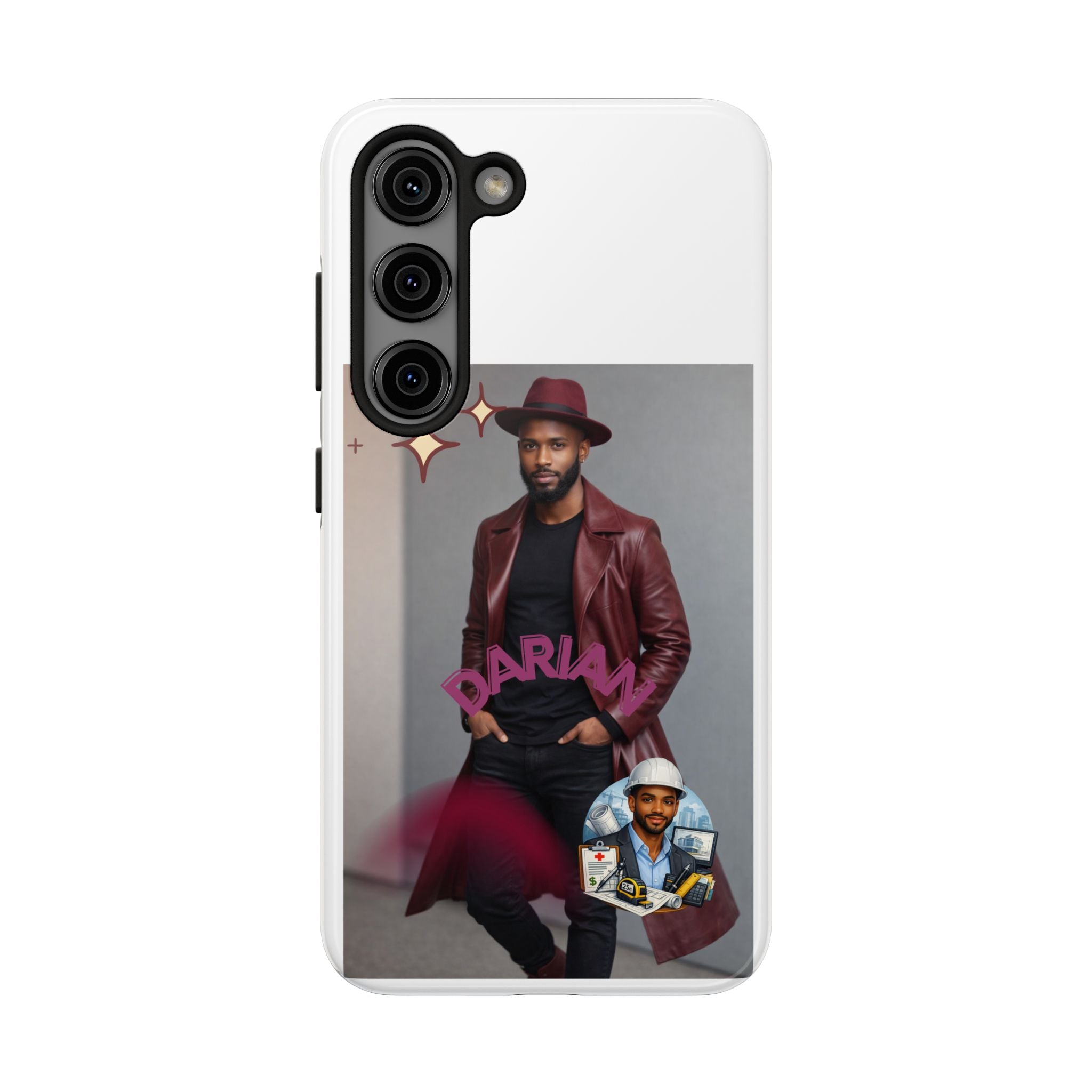 Personalized Photo Tough Phone Case — Character "Darian"