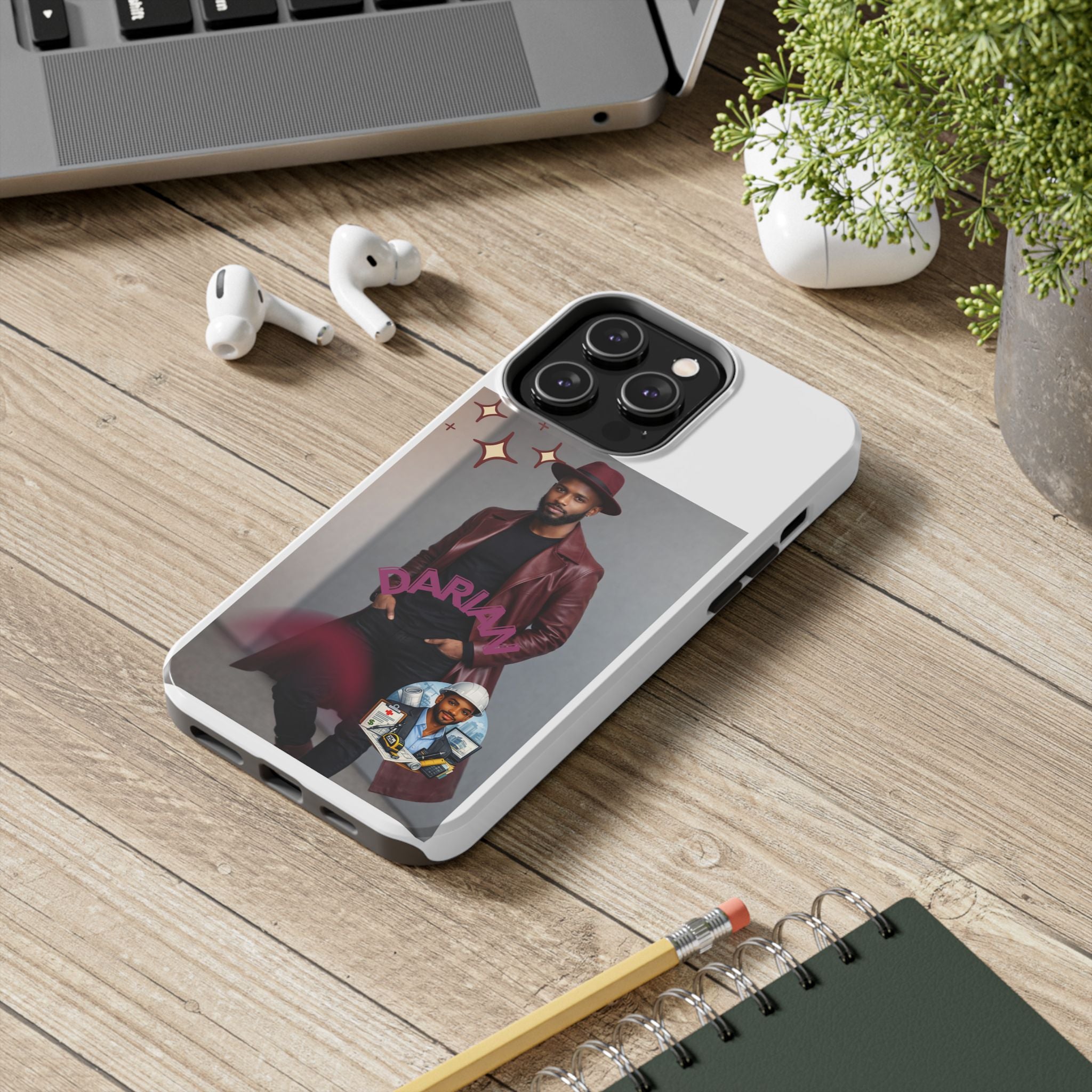 Personalized Photo Tough Phone Case — Character "Darian"