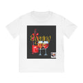 Evening Sip T-Shirt | Wine Bottle and Glasses Graphic