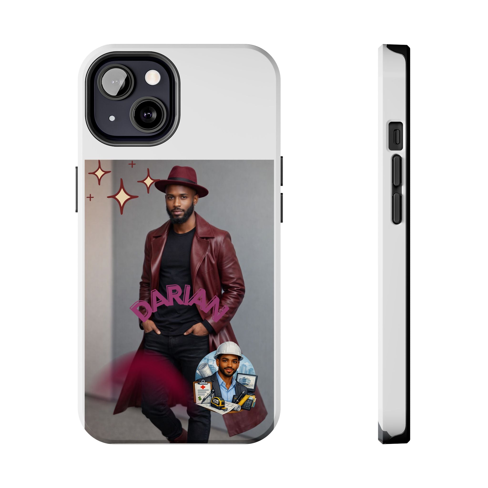 Personalized Photo Tough Phone Case — Character "Darian"