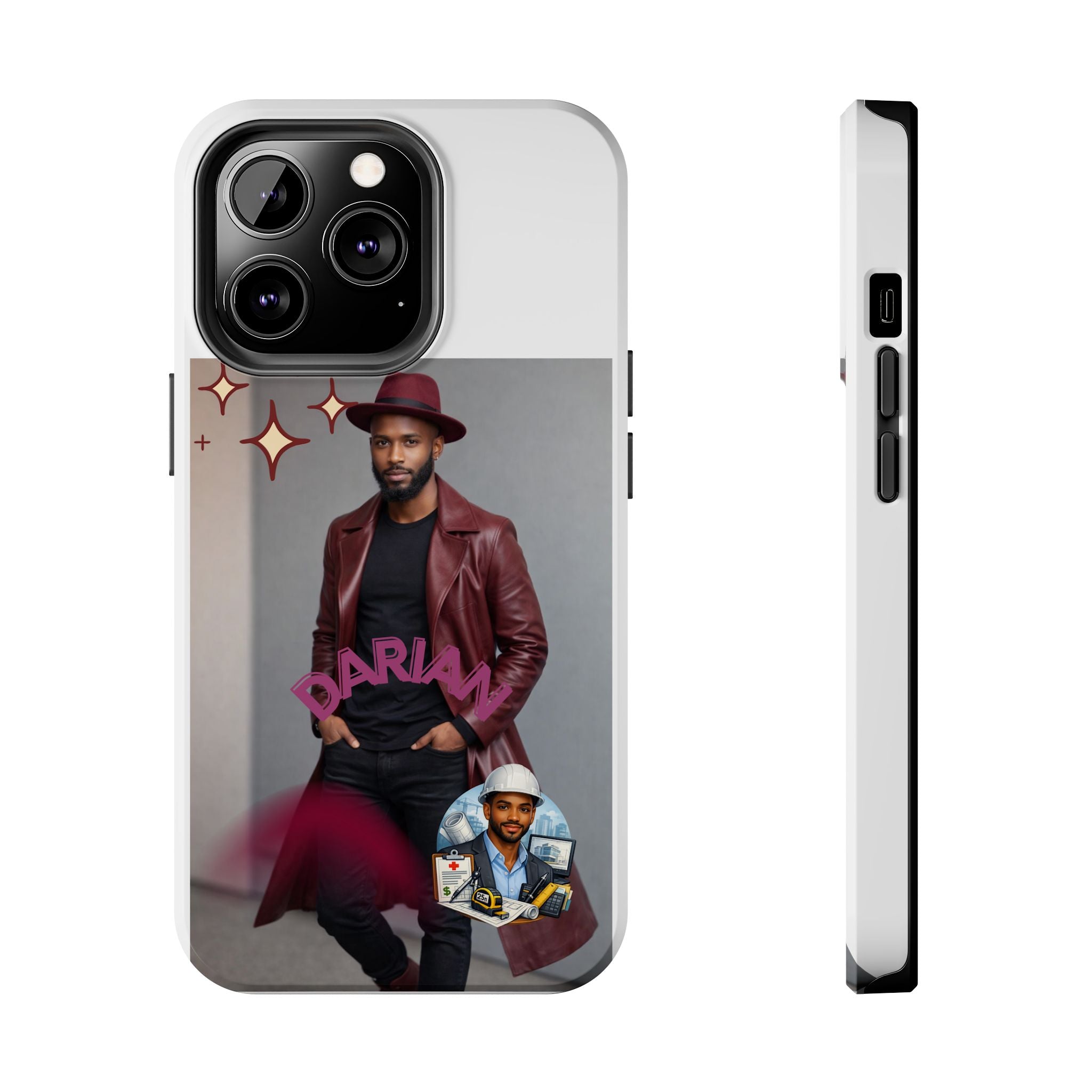 Personalized Photo Tough Phone Case — Character "Darian"