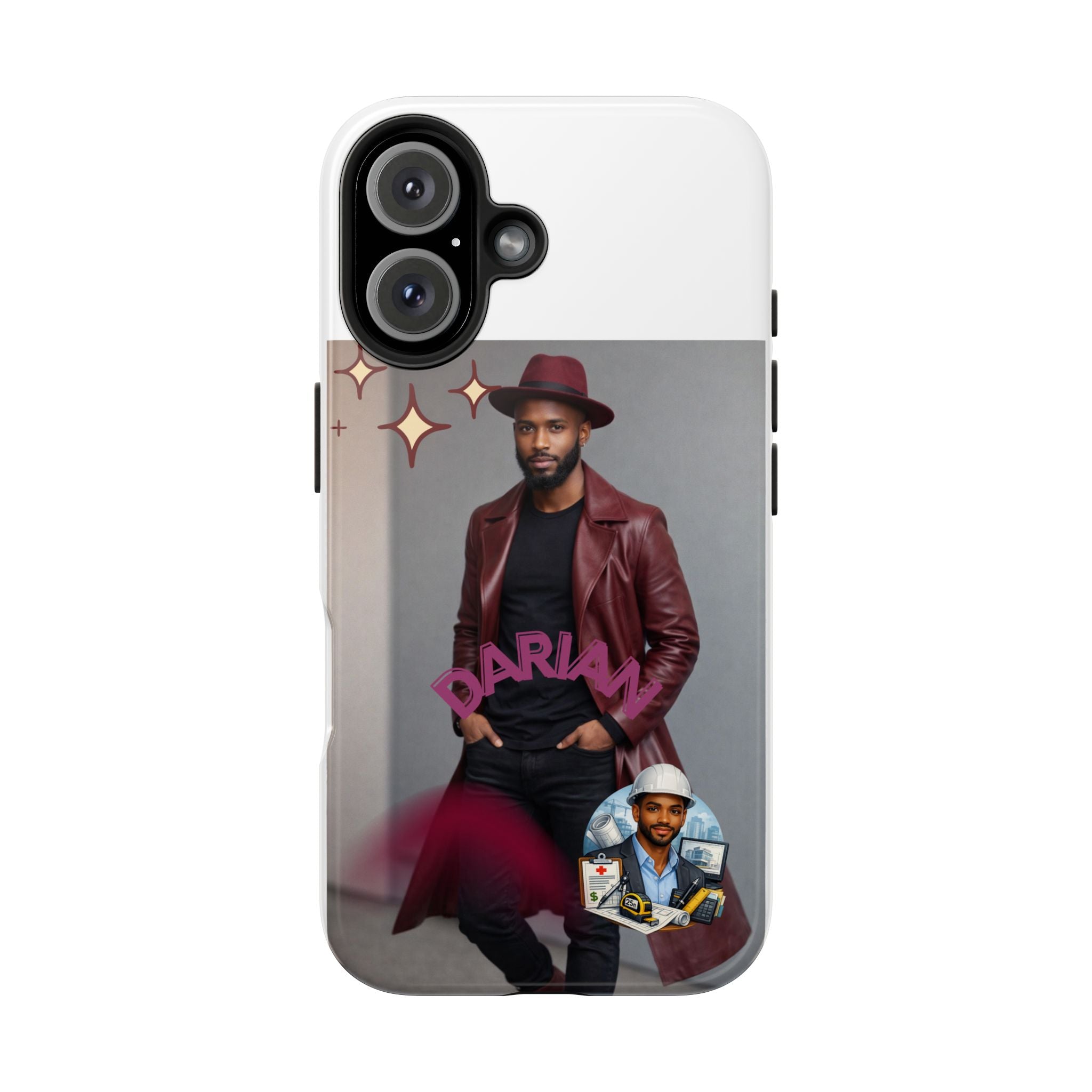 Personalized Photo Tough Phone Case — Character "Darian"