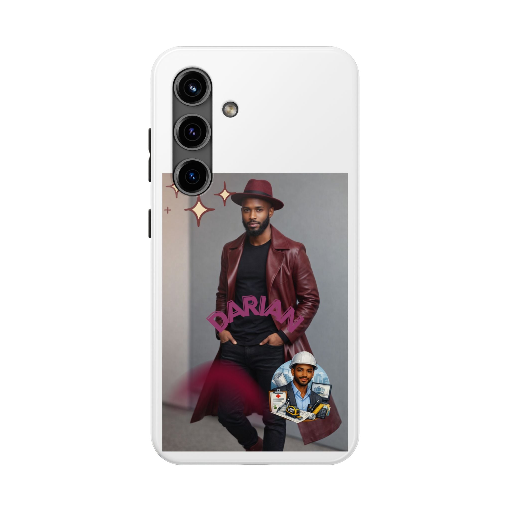 Personalized Photo Tough Phone Case — Character "Darian"