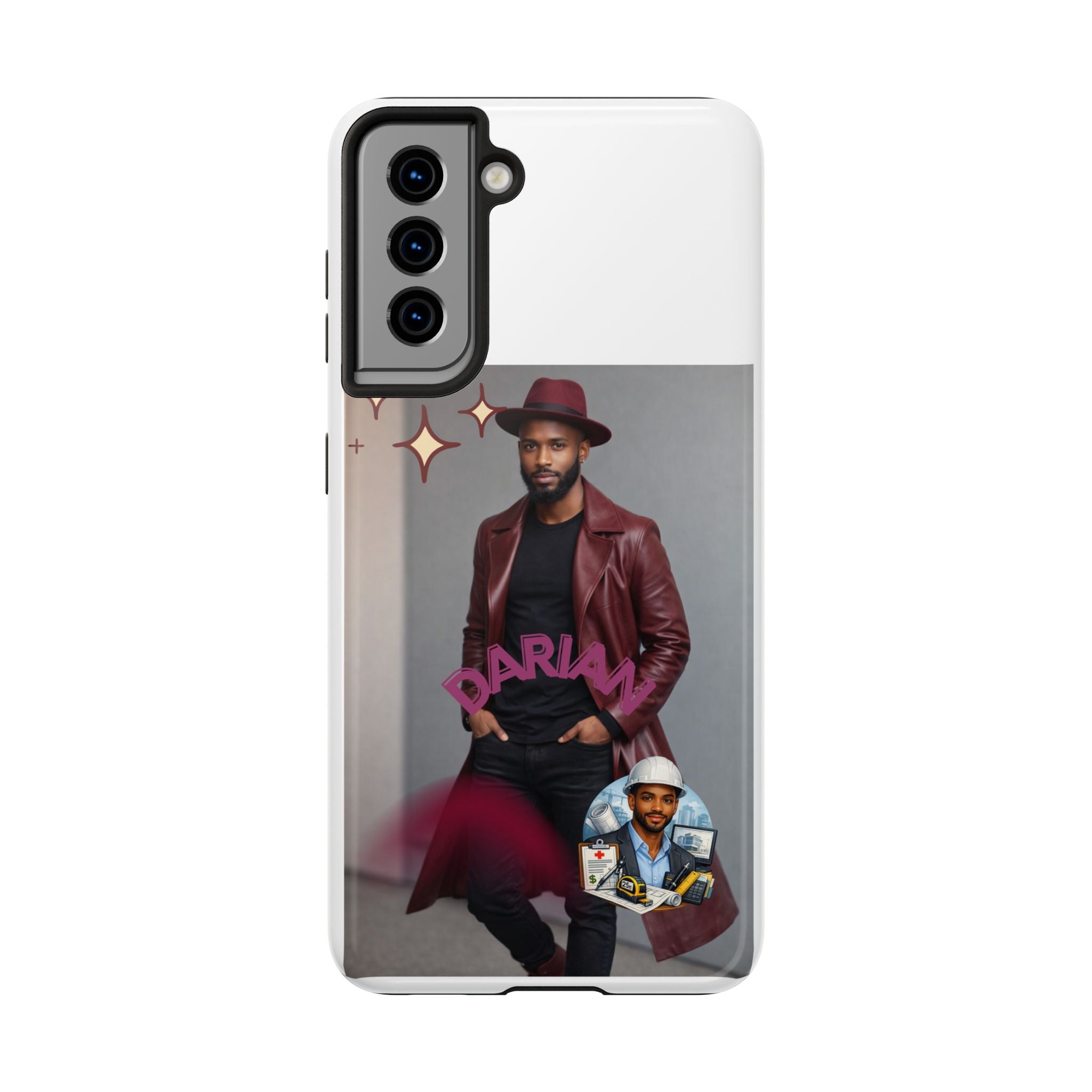 Personalized Photo Tough Phone Case — Character "Darian"